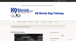 Desktop Screenshot of k9shrink.com