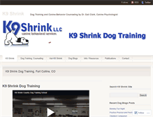 Tablet Screenshot of k9shrink.com